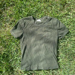 Aritzia Wilfred Helaine T-Shirt SMALL Olive